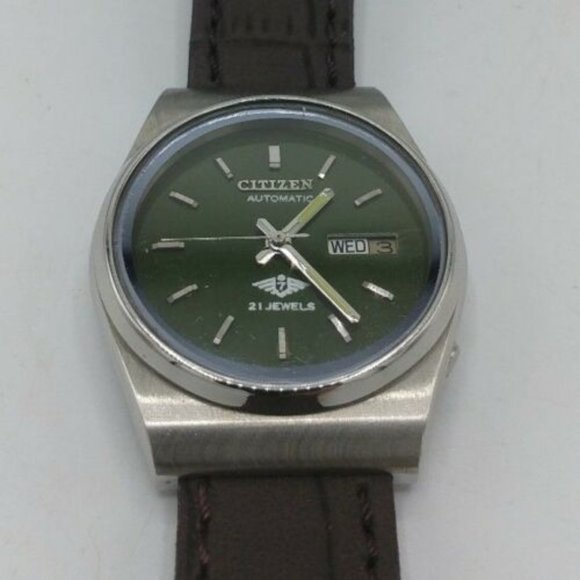 Citizen Accessories Citizen Automatic Green Face Water Resistant Poshmark Citizen Accessories Citizen Automatic Green Face Water Resistant Poshmark